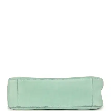 Chanel Chanel Maxi "Souplissimo" Small Flap Bag Green Suede Gold Hardware | Thumbnail 6 Chanel Chanel Maxi "Souplissimo" Small Flap Bag Green Suede Gold Hardware | Thumbnail 6
