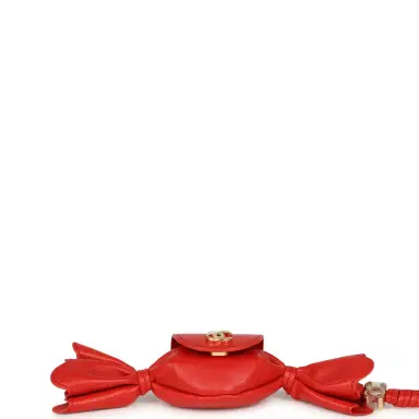 Chanel Chanel Mini Candy Bag Charm Red Lambskin Gold Hardware | Thumbnail 4 Chanel Chanel Mini Candy Bag Charm Red Lambskin Gold Hardware | Thumbnail 4