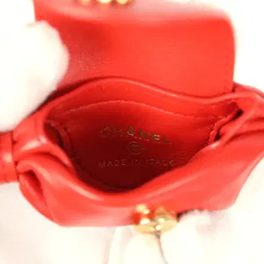 Chanel Chanel Mini Candy Bag Charm Red Lambskin Gold Hardware | Thumbnail 8 Chanel Chanel Mini Candy Bag Charm Red Lambskin Gold Hardware | Thumbnail 8