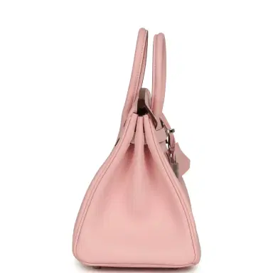HERMÈS Hermes Birkin 25 Rose Sakura Swift Palladium Hardware | Thumbnail 3