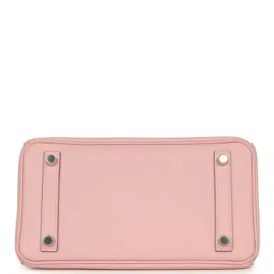 HERMÈS Hermes Birkin 25 Rose Sakura Swift Palladium Hardware | Thumbnail 6