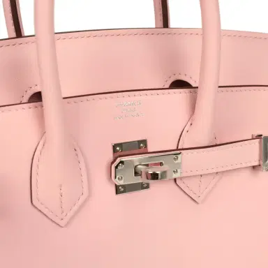 HERMÈS Hermes Birkin 25 Rose Sakura Swift Palladium Hardware | Thumbnail 7