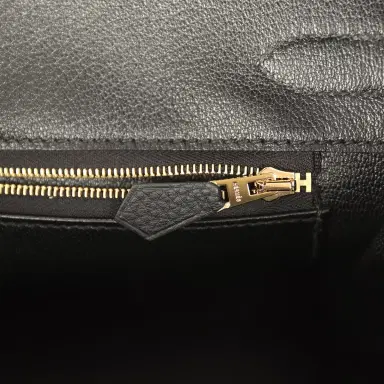 HERMÈS Hermes Birkin 30 Black Togo Gold Hardware | Thumbnail 9 HERMÈS Hermes Birkin 30 Black Togo Gold Hardware | Thumbnail 9