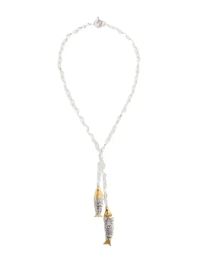 Isabel Marant River Silver And Gold-tone Necklace | Thumbnail 1 Isabel Marant River Silver And Gold-tone Necklace | Thumbnail 1