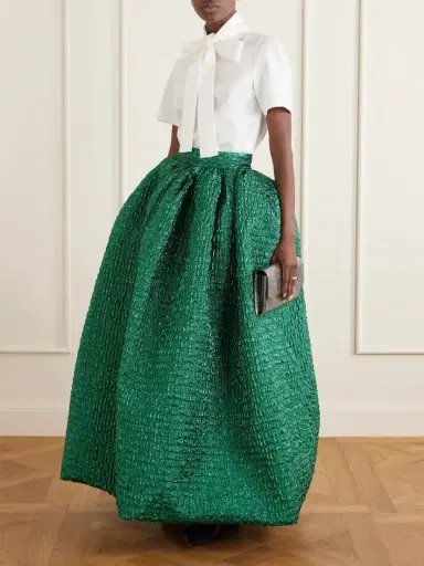 Dima Ayad Cloqué Maxi Skirt | Thumbnail 2 Dima Ayad Cloqué Maxi Skirt | Thumbnail 2