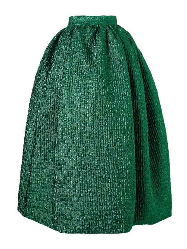 Cloqué Maxi Skirt