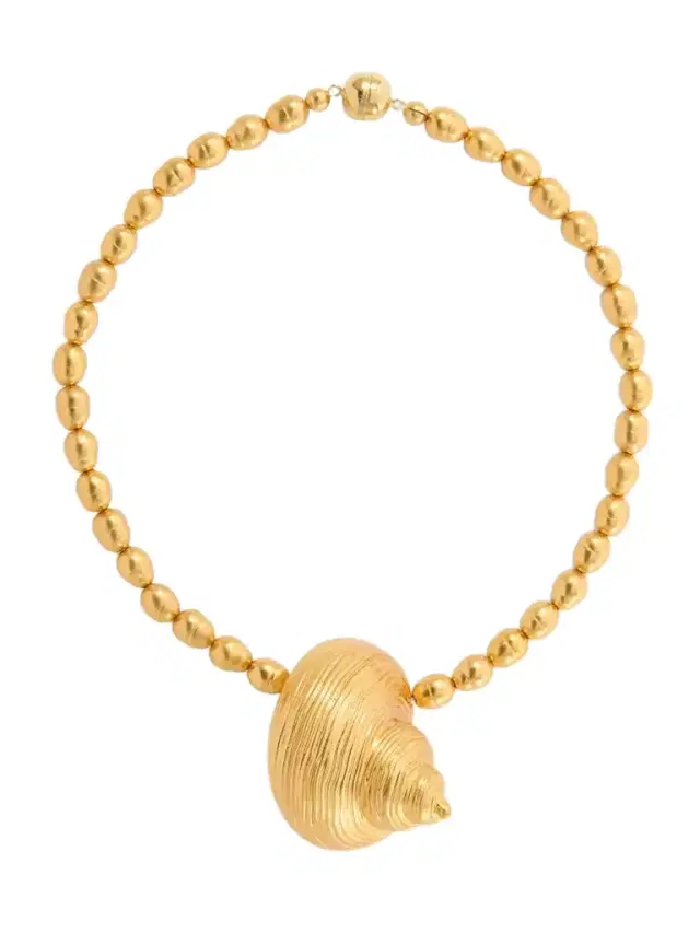 Julietta Mykonos Gold-plated Beaded Necklace