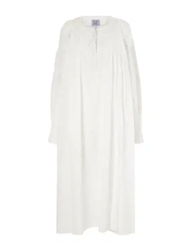 Thierry Colson Vladia Ruffled Embroidered Cotton Maxi Dress | Thumbnail 1
