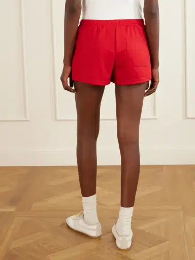 Sporty & Rich Logo-embroidered Jersey Shorts | Thumbnail 4 Sporty & Rich Logo-embroidered Jersey Shorts | Thumbnail 4