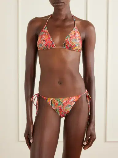 Etro Paisley-print Triangle Bikini | Thumbnail 2 Etro Paisley-print Triangle Bikini | Thumbnail 2