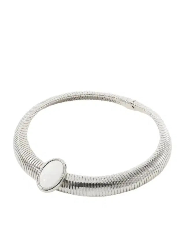 Julietta Opyum Rhodium-plated Moonstone Necklace