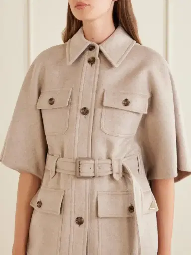 Max Mara Belted Cashmere Cape | Thumbnail 4