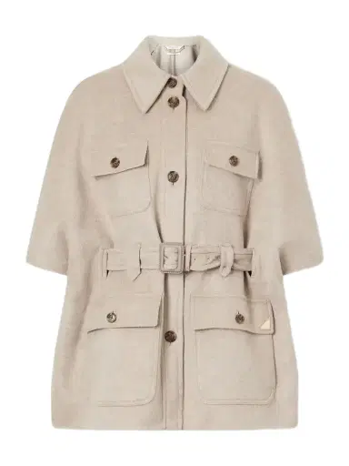 Max Mara Belted Cashmere Cape | Thumbnail 1