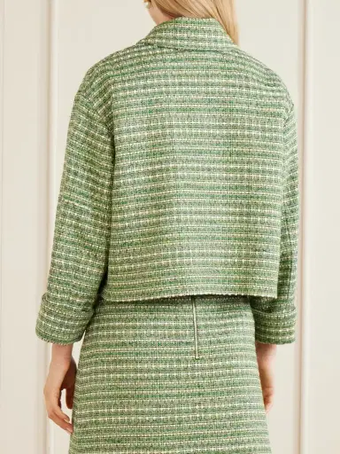 Carolina Herrera Cotton-blend Tweed Jacket | Thumbnail 3