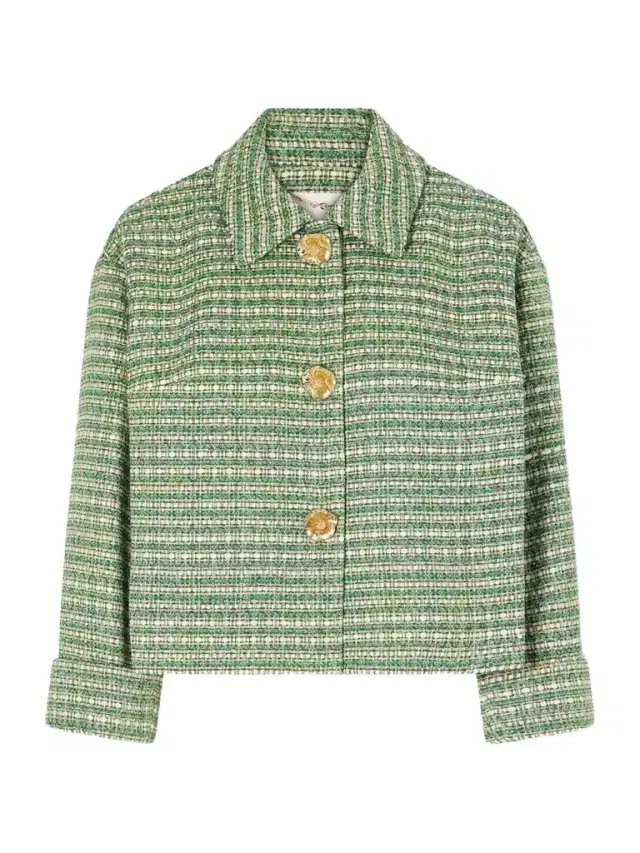 Cotton-blend Tweed Jacket