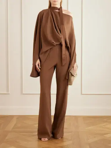 Taller Marmo Brooks Crepe Full-length Jumpsuit | Thumbnail 2