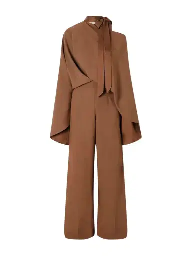 Taller Marmo Brooks Crepe Full-length Jumpsuit | Thumbnail 1