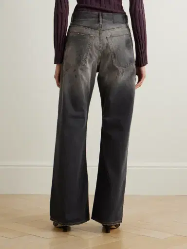 Acne Studios 2021 Distressed Low-rise Wide-leg Organic Jeans | Thumbnail 4 Acne Studios 2021 Distressed Low-rise Wide-leg Organic Jeans | Thumbnail 4