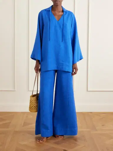Lisa Marie Fernandez Canvas Wide-leg Pants | Thumbnail 2