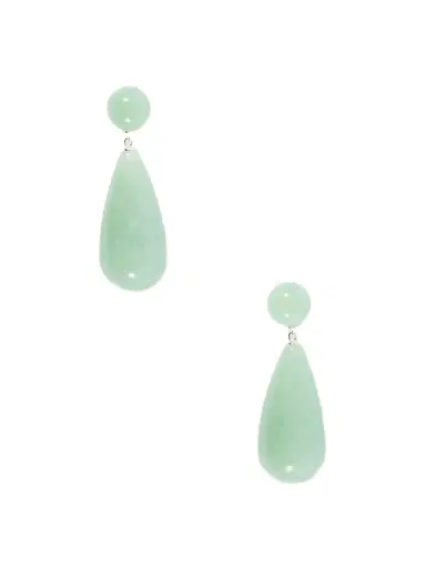 LIÉ STUDIO The Lola Sterling Silver Aventurine Earrings | Thumbnail 1 LIÉ STUDIO The Lola Sterling Silver Aventurine Earrings | Thumbnail 1