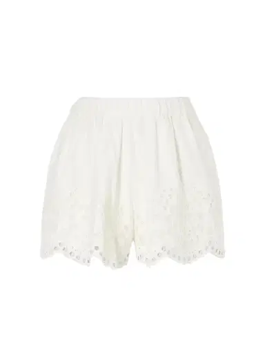 Sea Gardener Embroidered Cotton And Linen-blend Shorts | Thumbnail 1 Sea Gardener Embroidered Cotton And Linen-blend Shorts | Thumbnail 1