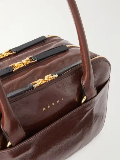Marni Bauletto Small Leather Tote | Thumbnail 5 Marni Bauletto Small Leather Tote | Thumbnail 5