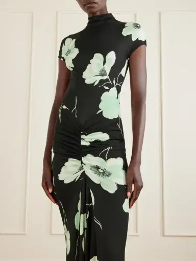 Alaïa Jersey Floral-print Maxi Dress | Thumbnail 4