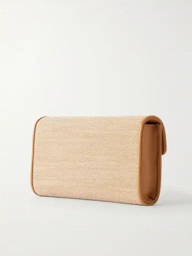 Savette Symmetry Leather-trimmed Canvas Mini Shoulder Bag | Thumbnail 4