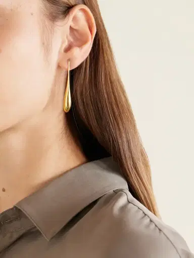 LIÉ STUDIO The Evelyn Gold-plated Sterling Silver Earrings | Thumbnail 2