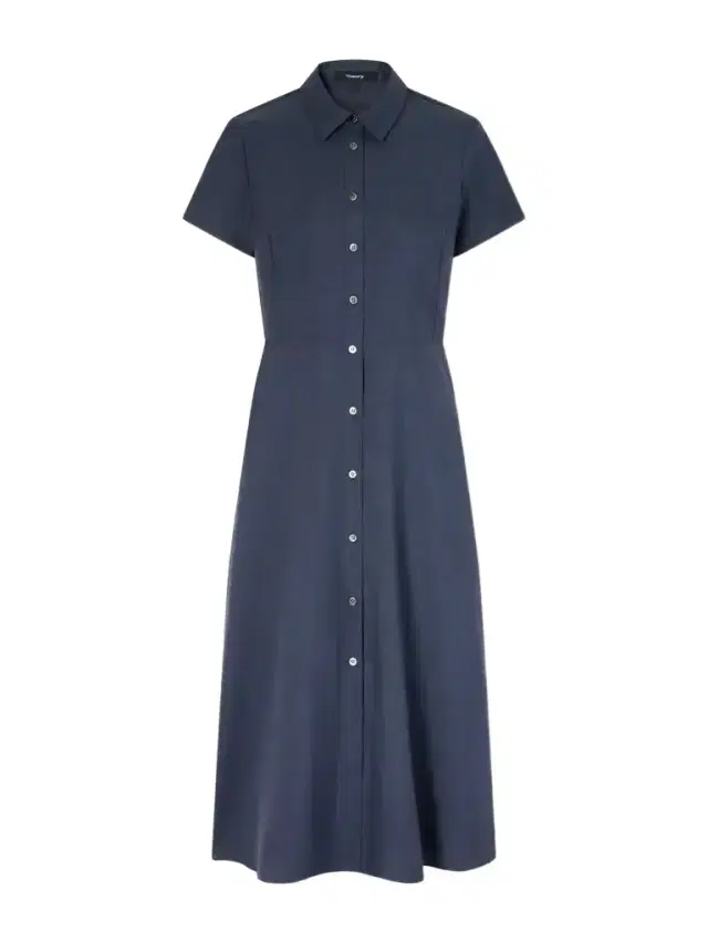 Theory Belted Pleated Satin Midi Dress