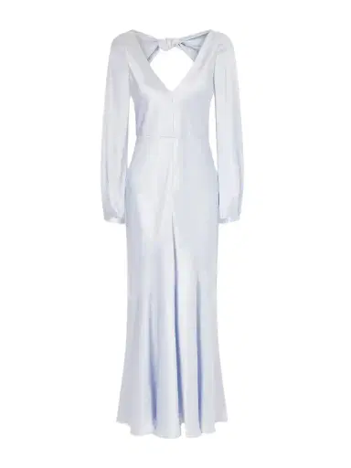 Gabriela Hearst Peyton Knotted Cut-out Satin-silk Maxi Dress | Thumbnail 1