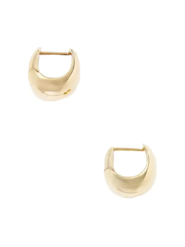 LIÉ STUDIO The Violet Gold-plated Sterling Silver Hoop Earrings