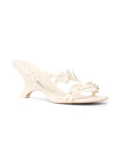Simkhai Women's Willow 75MM Floral-Appliqué Leather Wedge Sandals | Thumbnail 2 Simkhai Women's Willow 75MM Floral-Appliqué Leather Wedge Sandals | Thumbnail 2