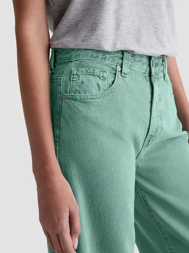 AG Jeans Women's Saige Cotton Wide-Leg Crop Jeans | Thumbnail 5