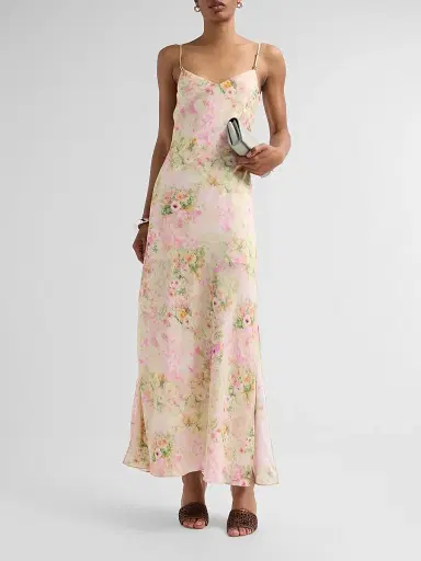 Generation Love Women's Marcella Floral Voile Maxi Dress - Rose Cloud | Thumbnail 2