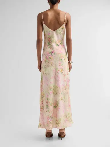 Generation Love Women's Marcella Floral Voile Maxi Dress - Rose Cloud | Thumbnail 3