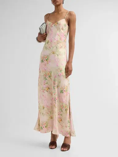 Generation Love Women's Marcella Floral Voile Maxi Dress - Rose Cloud | Thumbnail 4