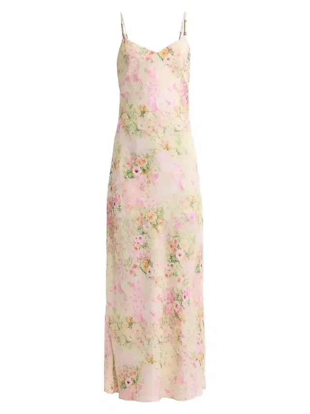 Generation Love Women's Marcella Floral Voile Maxi Dress - Rose Cloud