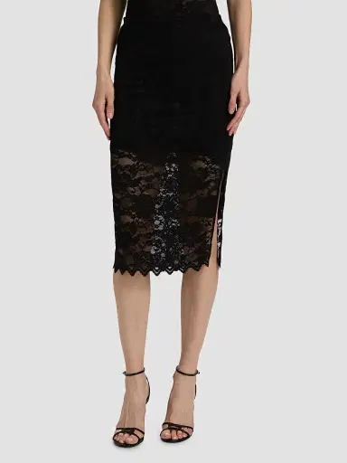 Generation Love Women's Kiera Laced Sheath Midi-Skirt | Thumbnail 3 Generation Love Women's Kiera Laced Sheath Midi-Skirt | Thumbnail 3