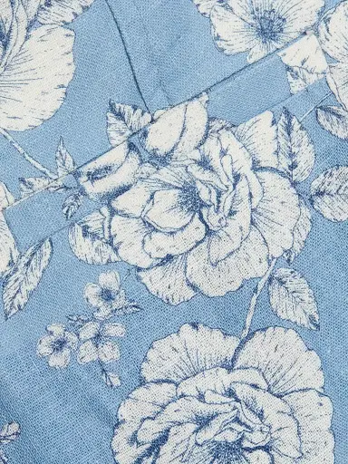 Generation Love Women's Carmine Floral Linen-Blend Shorts | Thumbnail 7 Generation Love Women's Carmine Floral Linen-Blend Shorts | Thumbnail 7