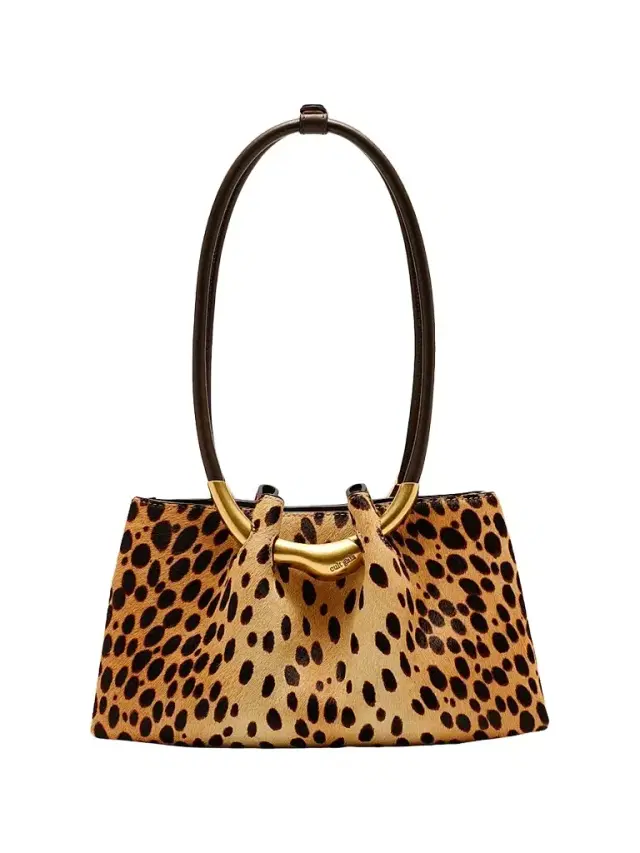Cult Gaia Women's Asa Cheetah Print Hair-On-Hide Shoulder Bag - Cheetah