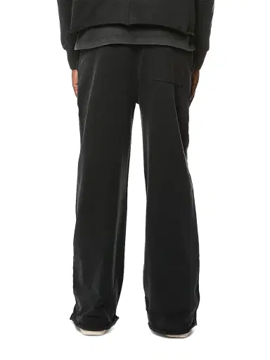 Purple Brand Men's Medium-Weight Cotton Wide-Leg Sweatpants - Black - Size XXL | Thumbnail 2