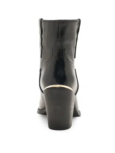 Partlow Women's Marge 90MM Leather Ankle Boots - Nero - Size 10.5 | Thumbnail 4