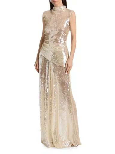 Lapointe Women's Sequined Wide-Leg Pants | Thumbnail 2 Lapointe Women's Sequined Wide-Leg Pants | Thumbnail 2