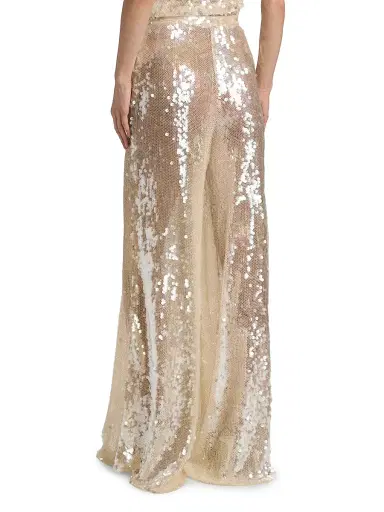 Lapointe Women's Sequined Wide-Leg Pants | Thumbnail 5 Lapointe Women's Sequined Wide-Leg Pants | Thumbnail 5