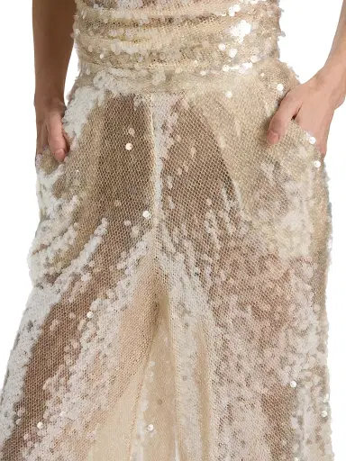 Lapointe Women's Sequined Wide-Leg Pants | Thumbnail 6 Lapointe Women's Sequined Wide-Leg Pants | Thumbnail 6