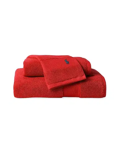 Ralph Lauren Polo Player Cotton Bath Mat - Rl 2000 Red - Size Bath Mat | Thumbnail 3