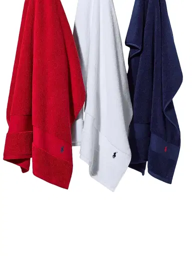 Ralph Lauren Polo Player Cotton Bath Mat - Rl 2000 Red - Size Bath Mat | Thumbnail 8