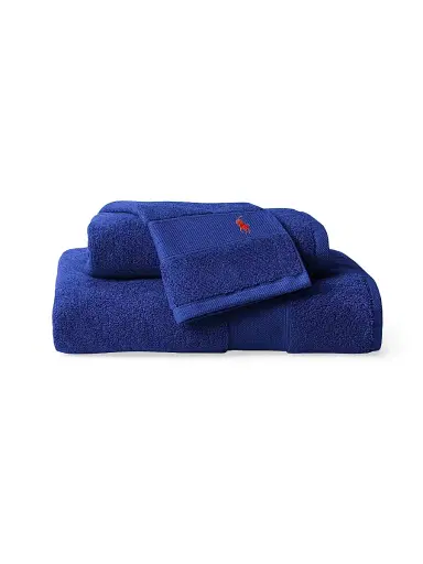 Ralph Lauren Polo Player Cotton Bath Mat - Heritage Royal - Size Bath Mat | Thumbnail 4