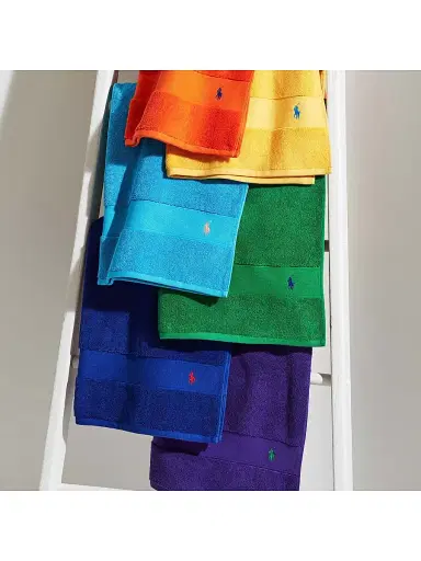 Ralph Lauren Polo Player Cotton Bath Mat - Heritage Royal - Size Bath Mat | Thumbnail 7